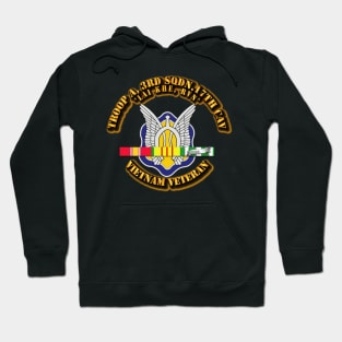 Troop A, 3rd Sqdn 17th Cavalry w SVC Ribbon Hoodie